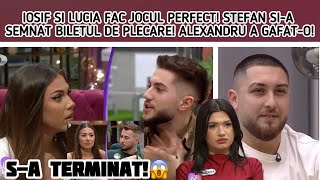 IOSIF SI LUCIA FAC JOCUL PERFECT! STEFAN SI-A SEMNAT BILETUL DE PLECARE! ALEXANDRU A GAFAT-O!