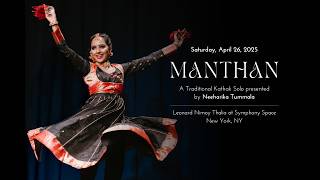 Manthan Highlights | Neeharika Tummala | Kathak Solo