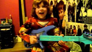 7 year old Billy singing Weightless