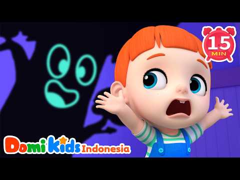 Monsters in the Dark! 👀 Fun Kids Song for Little Ones | Domi Kids Indonesian Songs