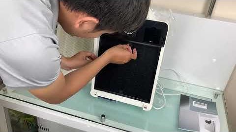 Mở hộp máy lọc không khí ChungHo A200