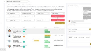 How to remove contacts from an active campaign