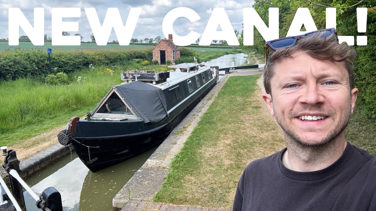JOINING A NEW CANAL - 30 MILES AND 45 LOCKS SOLO IN THREE DAYS BY