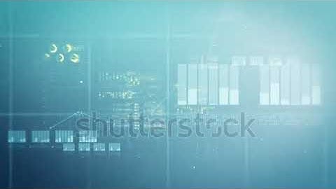 stock footage stock market business data visualization in a d space showing pie charts numbers and g
