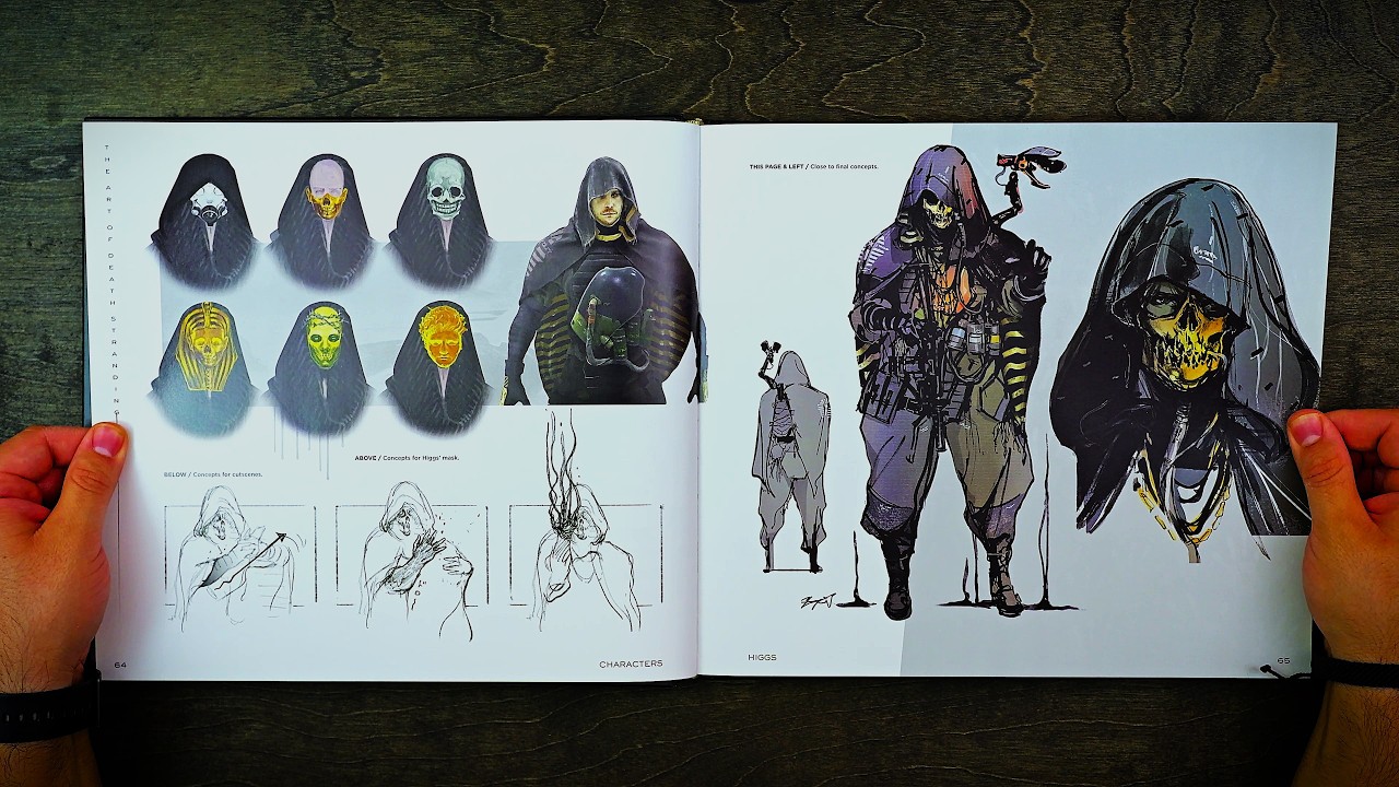 The Art of DEATH STRANDING - Artbook ASMR - Flip Through, Relaxing, Page Turning