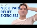 Day 1 of 7 neck pain relief exercises with cars  controlled articular rotations