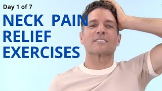Day 1 of 7 Neck Pain Relief Exercises with CARS  Controlled Articular Rotations