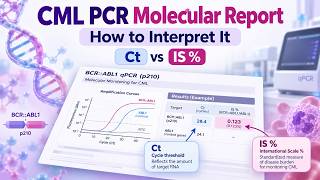 CML PCR Decoded 🧬 | Ct vs IS% + EMR, MMR & Deep Molecular Response Explained