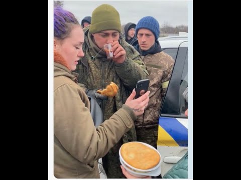 CAUGHT ON CAMERA: Ukrainians show Russian soldier compassion!