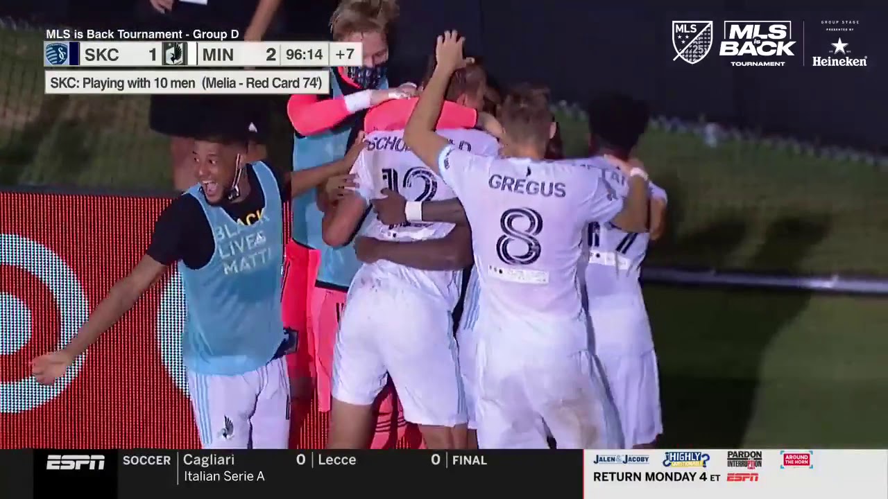 MNUFC vs. SKC | GOAL: Kevin Molino, Minnesota United FC - 97th minute
