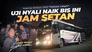 RIDING SUGENG RAHAYU IN THE DEAD OF NIGHT 🔥 HERE’S THE THRILL !! - Sugeng Rahayu 7502 Rare Livery...