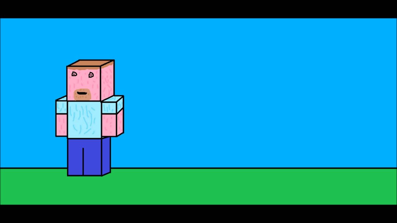 Minecraft | very short animation | steve says subscribe! - YouTube