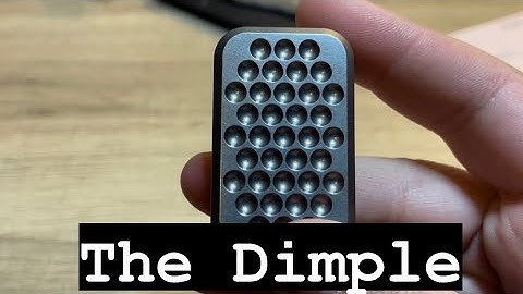 Unboxing the Titanium Dimple Fidget Slider from Magnus
