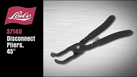 Lisle 37140 Disconnect Pliers, 45 Degree