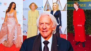 Donald Sutherland  All Girlfriends 1959 to 2024