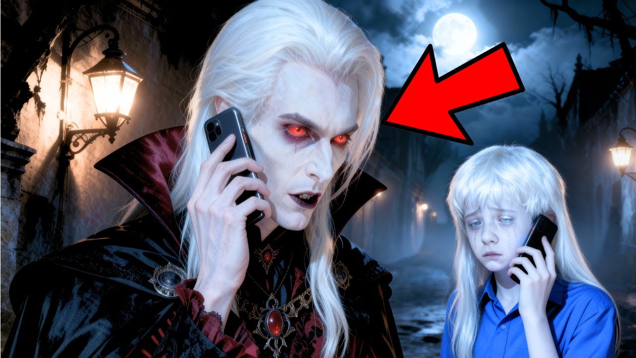 “He’s hitting me again”—wrong number. The Vampire King recognizes his daughter