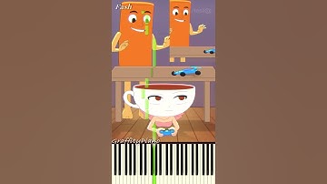 Watch 2 videos Separately - Balerina & Tung Sahur Piano Tutorial