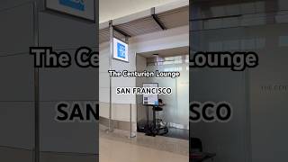 El Centurion Lounge temporal de SFO.  #Amex #travel #food