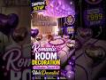 Romantic Room Decoration 💜| Surprise Setup Under ₹999 😍| Valentine Special #ytshorts #velentine_day