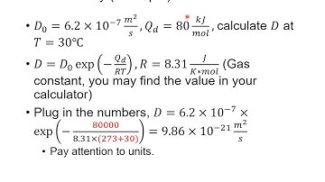 Steady State Diffusion: Fick