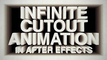 Infinite Cutout Animation (Strata Stencil) - Adobe After Effects tutorial
