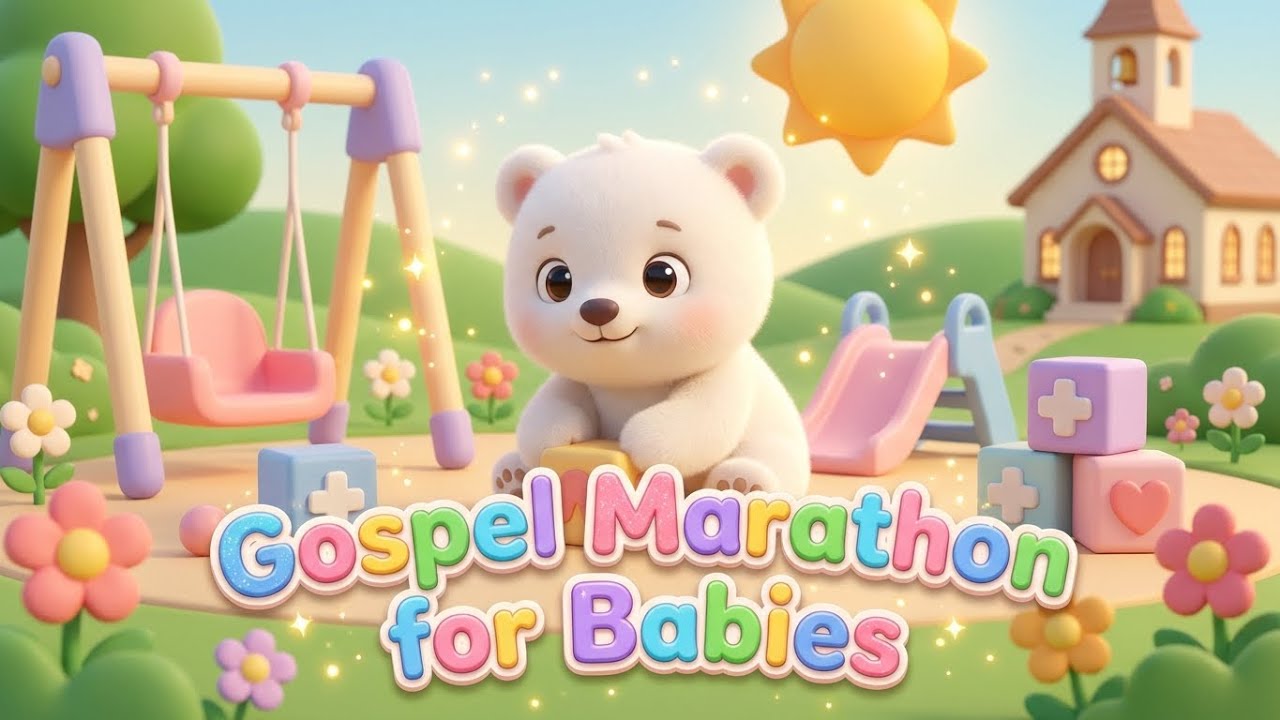 Gospel Lullabies Marathon for Babies with Cute Animals – Safe in Jesus’ Arms