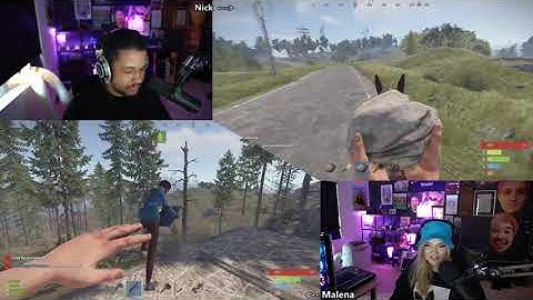 The Kittens meet Toast on Day 1 of Rust, Asmongold, and bear camping Nmplol body - OTV Rust