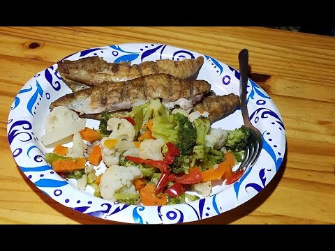 Cooking Catfish On The Campfire
