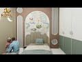 Kids Room Interior || 3D Designing || Stunning kids room Interior designing