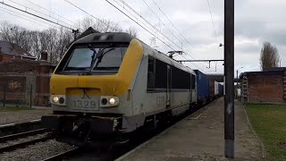 Trains à la Gare de Hennuyère ( 24/03/24 )