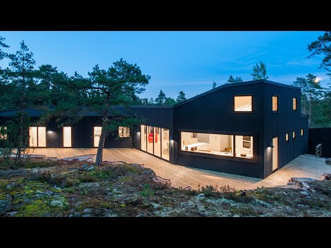 Video: Atypická škandinávska vila v Štokholmskom súostroví