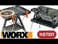 Worx Pegasus VS Keter  Folding Work Table | Review and Demo 🔨🔨🔨