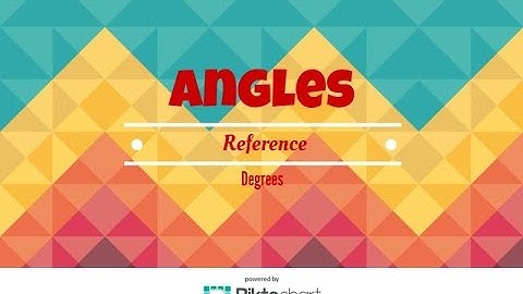 How to Find reference angles given in degrees