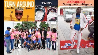 AKPORORO , TWINS AND FAMILY  DEPART FROM BWI AMERICA TO NIGERIA