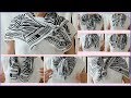 ♥9 arrangements to wear a black & white scarf　【モノトーンスカーフの巻き方】９アレンジ！