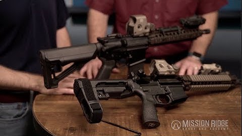 AR15 Pistol Vs. SBR: What