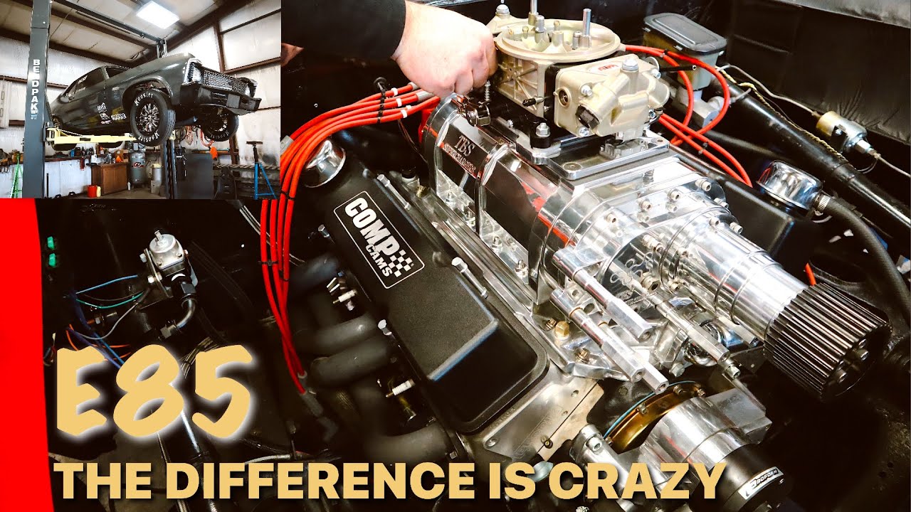 The NOVA'S First Start On E85 Is INSANE! Small Block Chevy E85 VS Race