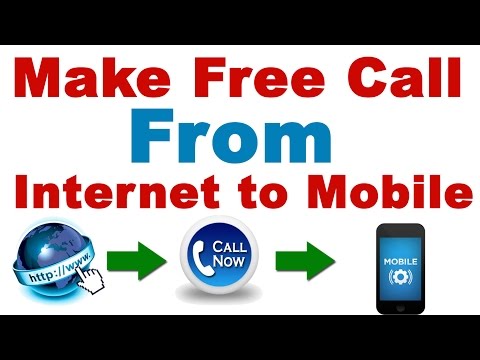 Video: How To Call From A Computer To A Mobile Phone For Free Online