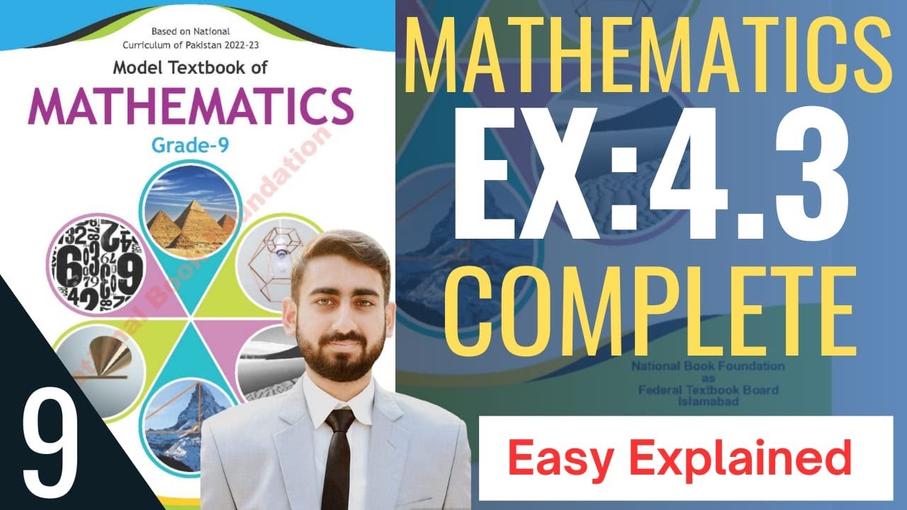 class 9 mathematics ex 4.3 complete | Class 9 Exercise 4.3 NBF Maths Ex ...