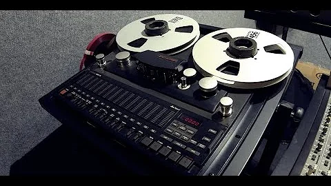 Loading the Tascam MSR16 Reel to Reel