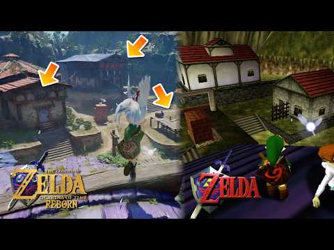 EVERY Big and Small Change in Zelda Ocarina of Time Remake!