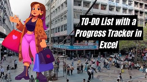 "Creating a Dynamic To-Do List with a Progress Tracker in Excel"