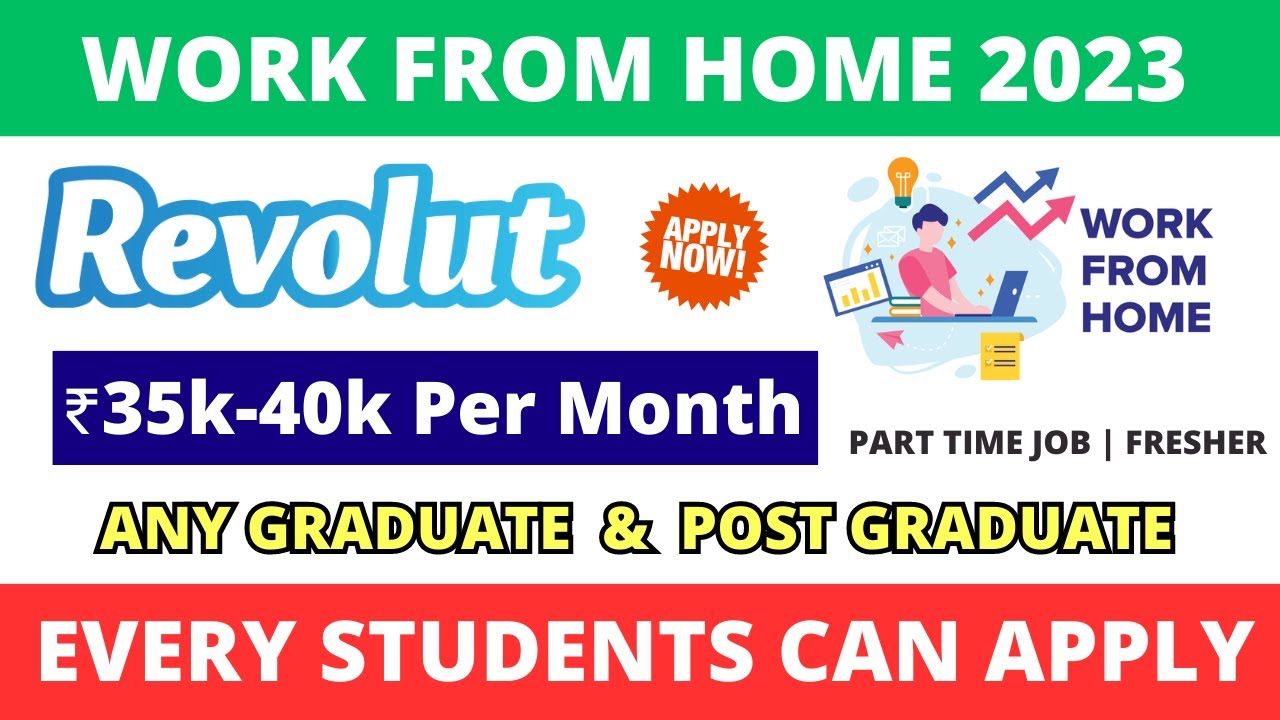 Revolut Data Analyst WORK from HOME Jobs 2023 Any Degree can Apply