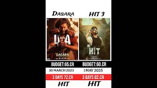 DASARA VS HIT 3 BOX OFFICE COLLECTION VIDEO #shortvideo #shortsviral