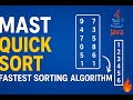 🔥 QuickSort in Java Explained | Fastest Sorting Algorithm for Interviews