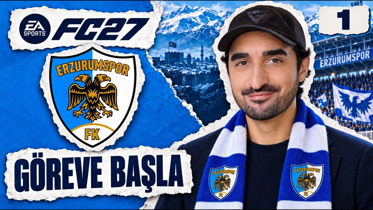 FC 27’de Erzurumspor’un Başına Geçtim… Süper Lig’de Yeni Bir Hikâye!