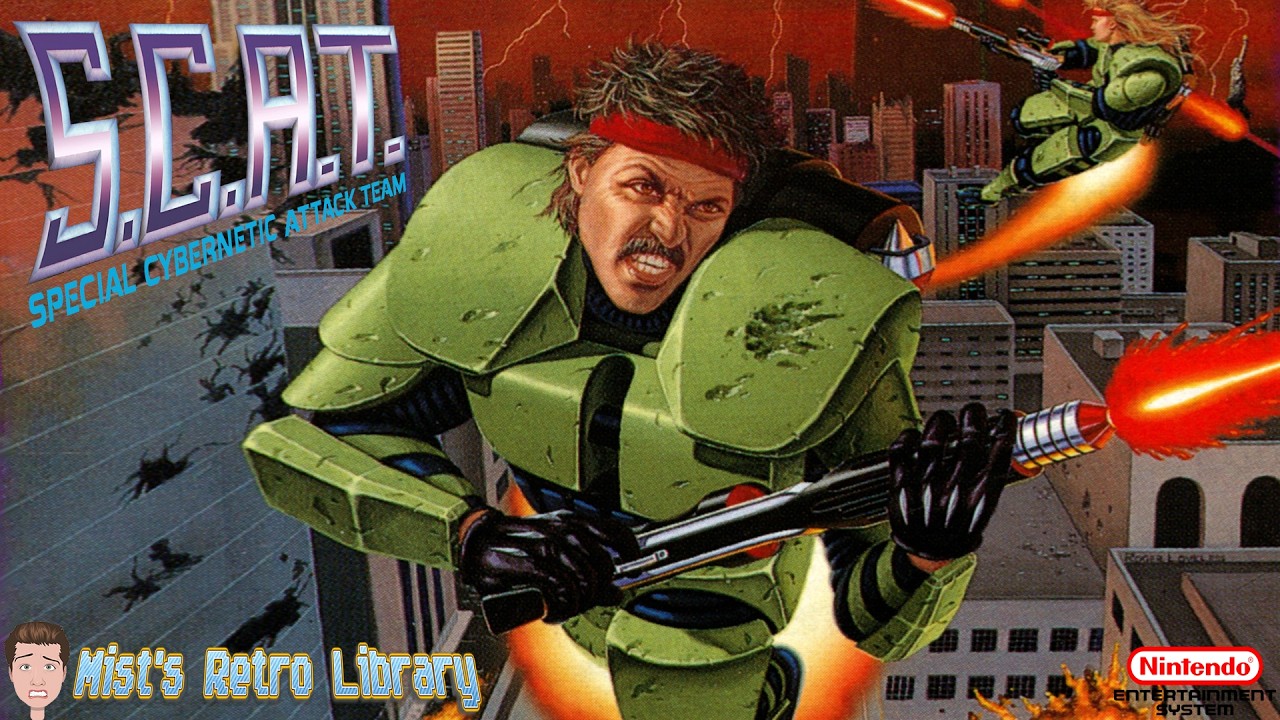 Mist's Retro Library Ep. 751: S.C.A.T.: Special Cybernetic Attack Team - Full Game! [Nintendo 8-bit]