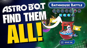 🤖 Find All Collectibles! - Astro Bot Bathhouse Battle 100% Guide