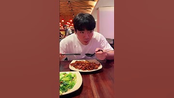 Bringing my Korean husband to try Hokkien mee #korean #reaction #shorts #food