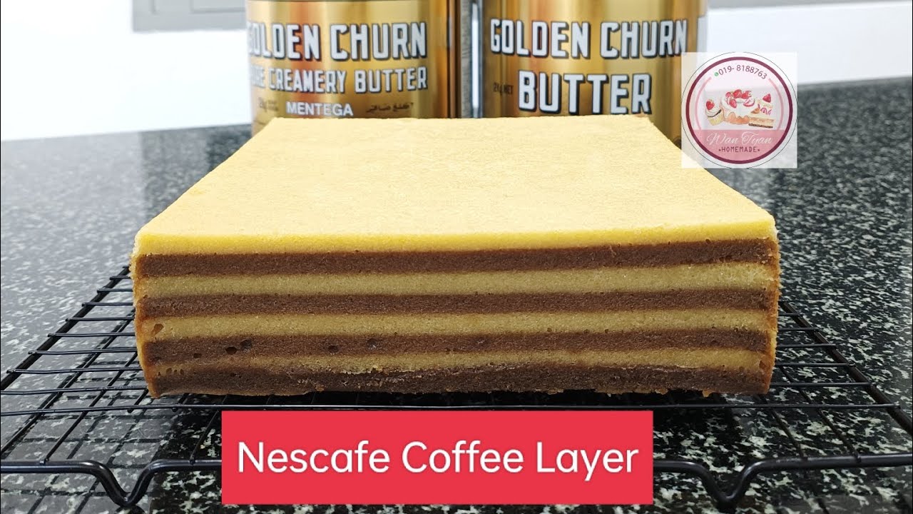 No Baked| 满屋飘香的咖啡千层糕，没有烤箱也能做的砂拉越千层糕| Nescafe Coffee Layer cake, steam.